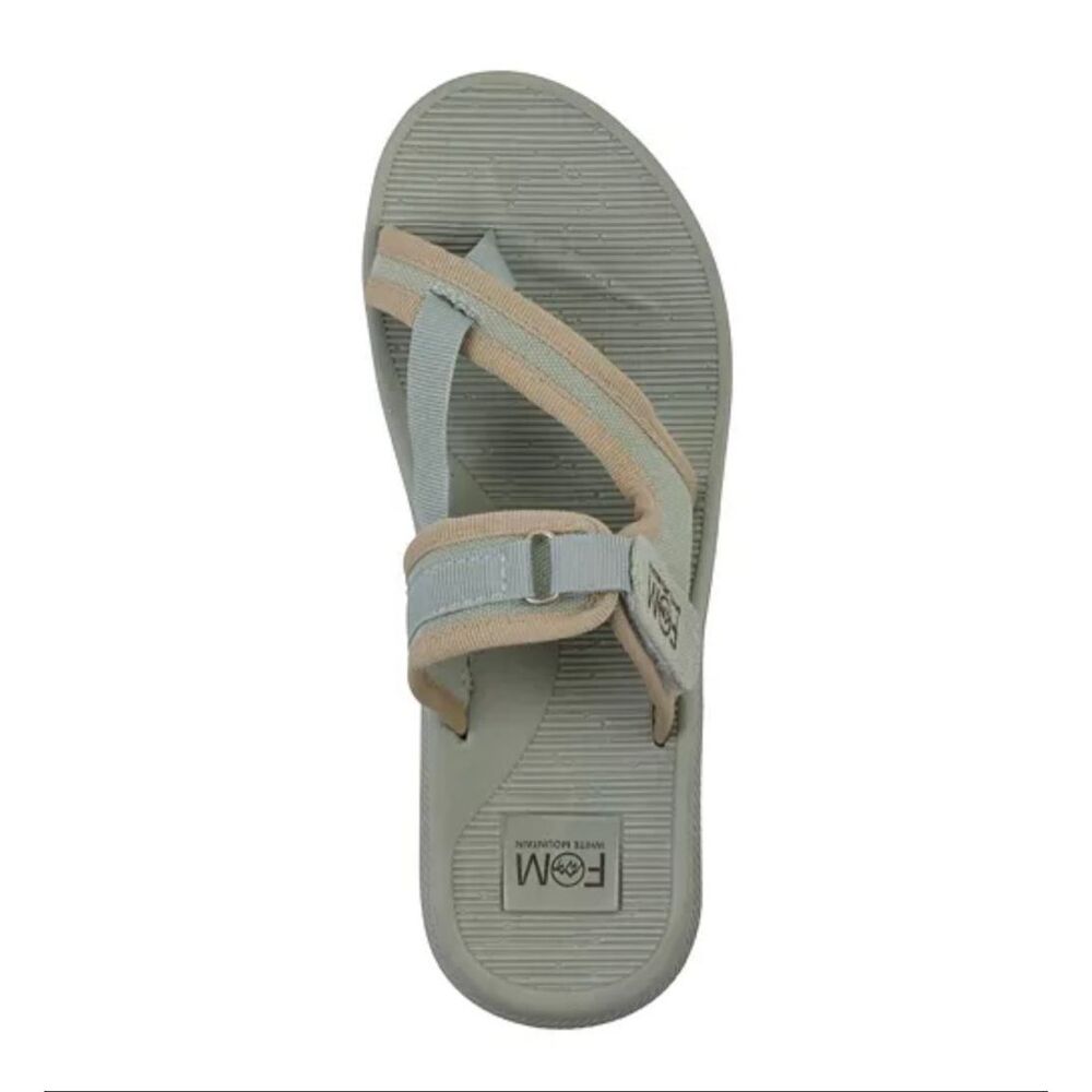 White Mountain Blue Raspberry FOM Basket Canvas Round Toe Flat Comfort Sandals N - Picture 4 of 7
